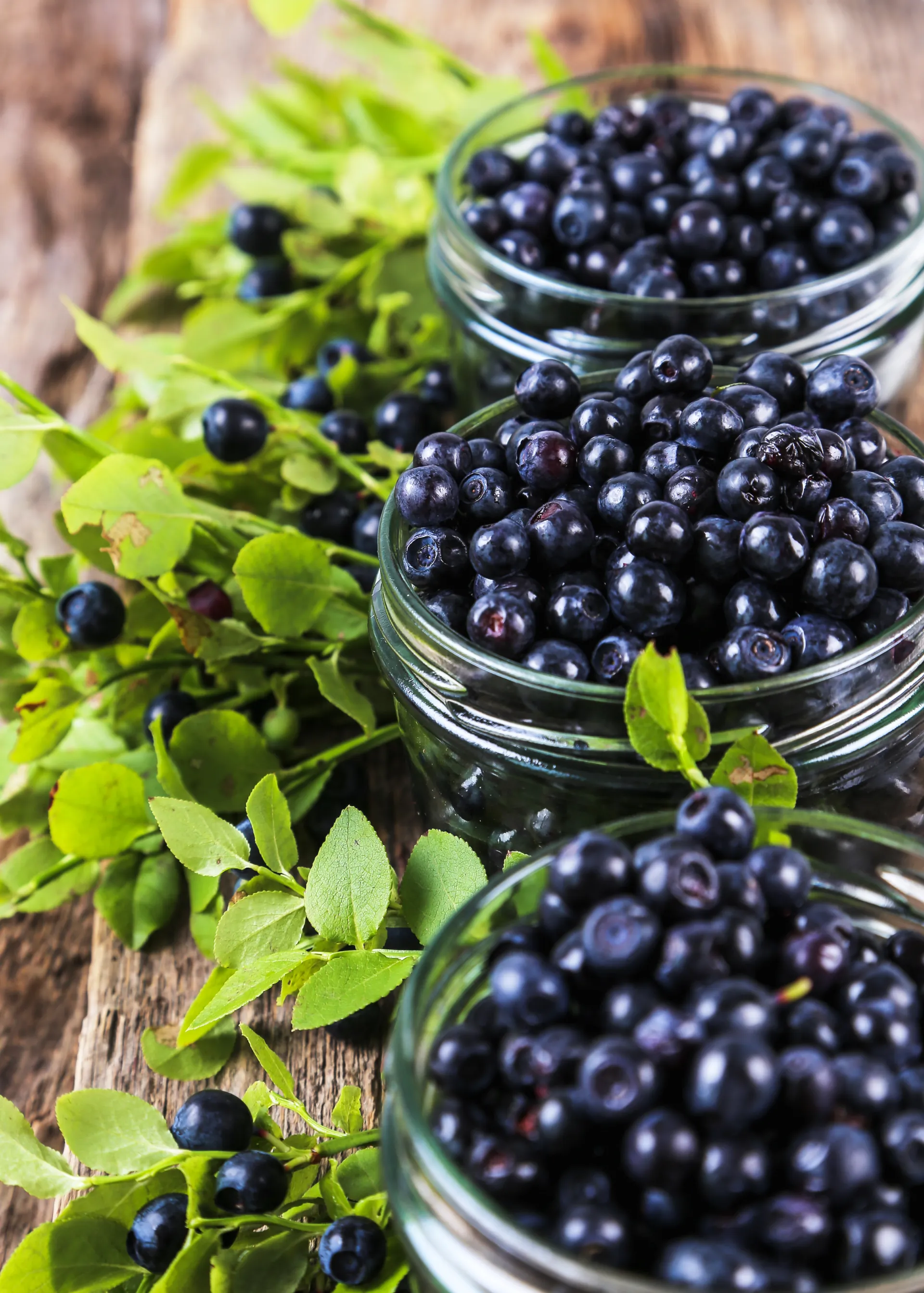 Frozen organic wild blueberries
