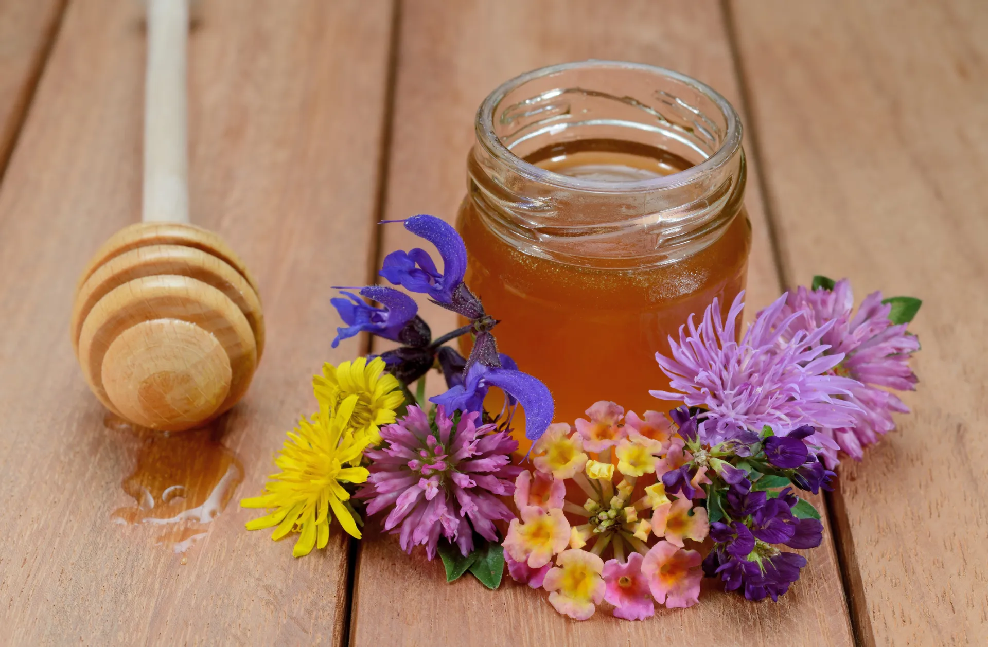 Polyflora honey from the Carpathian mountains